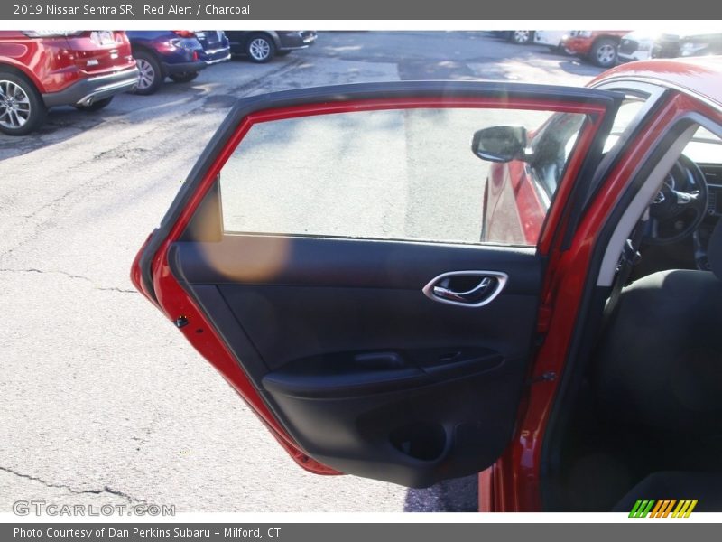 Red Alert / Charcoal 2019 Nissan Sentra SR