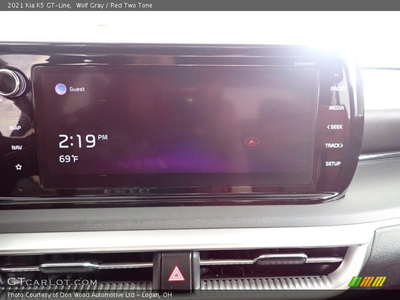 Wolf Gray / Red Two Tone 2021 Kia K5 GT-Line