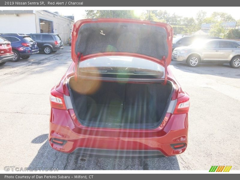 Red Alert / Charcoal 2019 Nissan Sentra SR