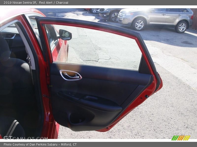 Red Alert / Charcoal 2019 Nissan Sentra SR