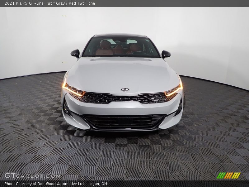 Wolf Gray / Red Two Tone 2021 Kia K5 GT-Line