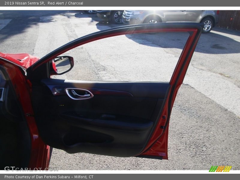 Red Alert / Charcoal 2019 Nissan Sentra SR
