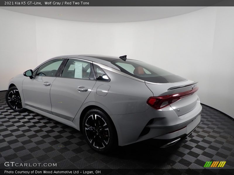Wolf Gray / Red Two Tone 2021 Kia K5 GT-Line