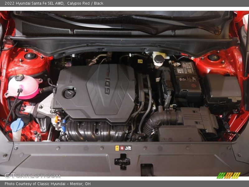 Calypso Red / Black 2022 Hyundai Santa Fe SEL AWD