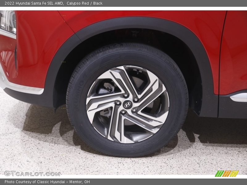 Calypso Red / Black 2022 Hyundai Santa Fe SEL AWD
