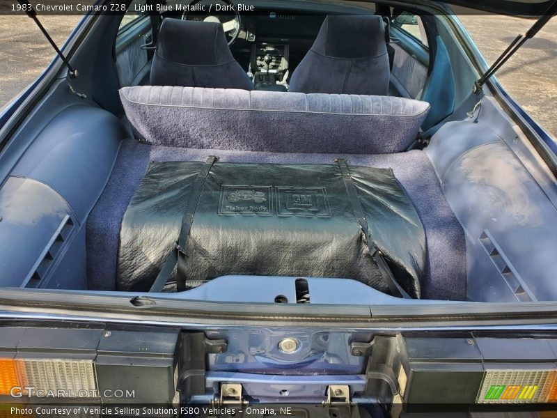  1983 Camaro Z28 Trunk