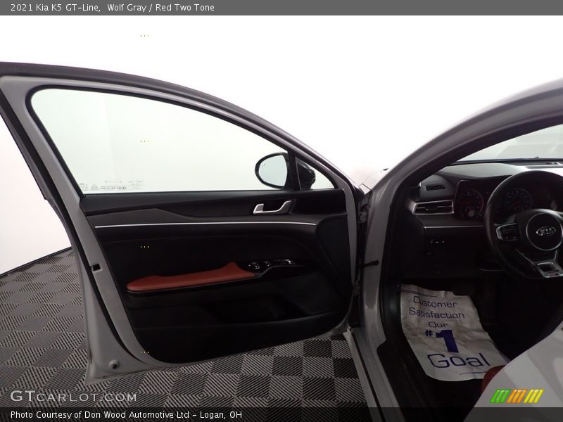 Wolf Gray / Red Two Tone 2021 Kia K5 GT-Line
