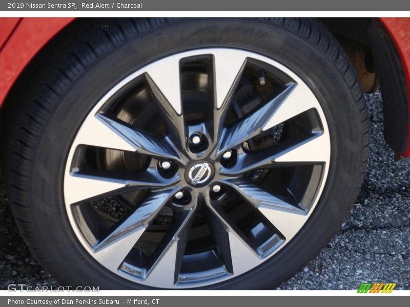 Red Alert / Charcoal 2019 Nissan Sentra SR
