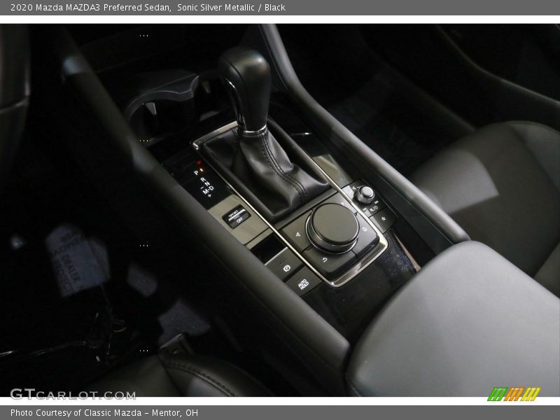 Sonic Silver Metallic / Black 2020 Mazda MAZDA3 Preferred Sedan