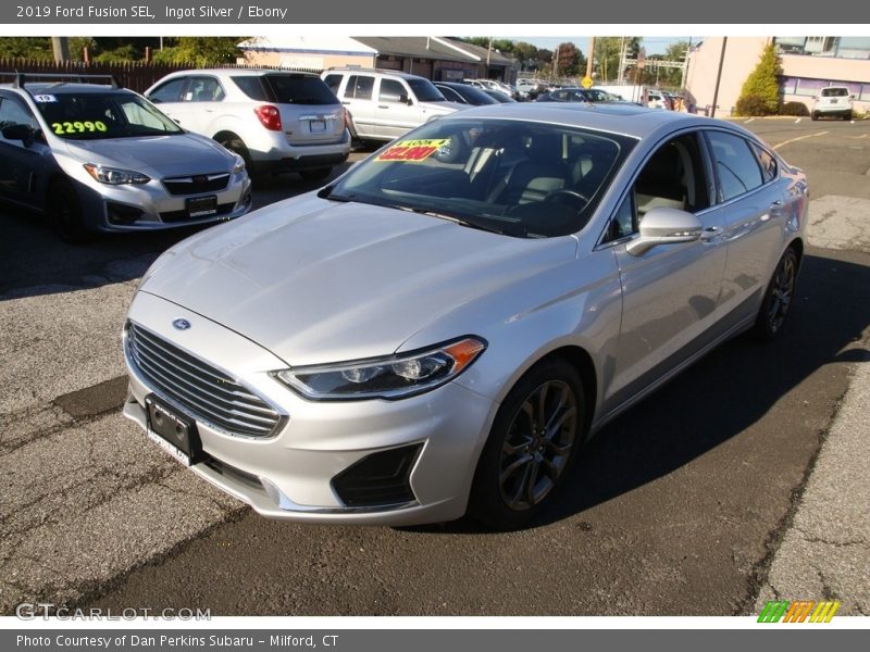 Ingot Silver / Ebony 2019 Ford Fusion SEL
