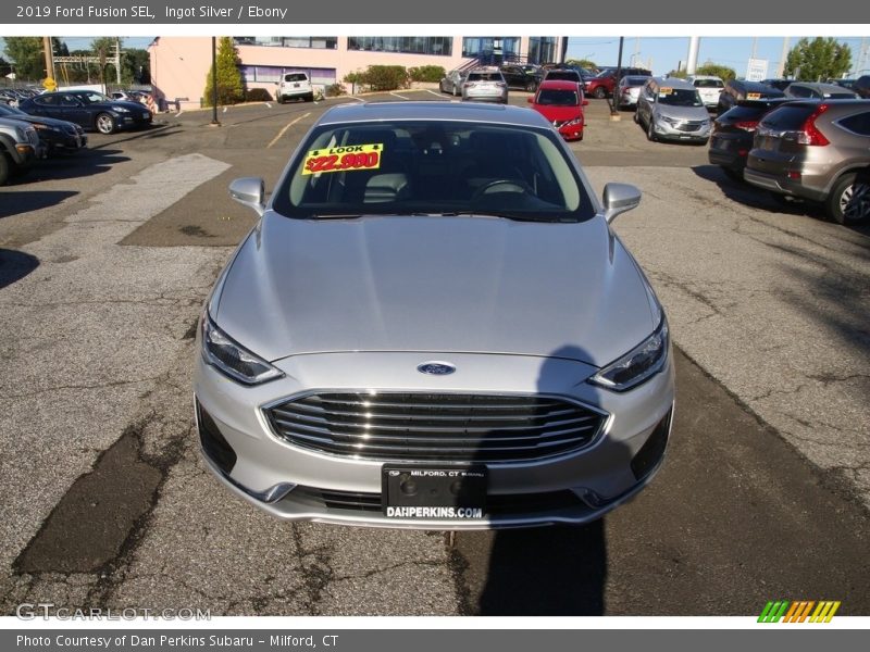 Ingot Silver / Ebony 2019 Ford Fusion SEL