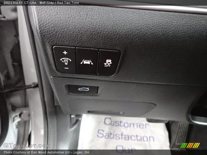 Wolf Gray / Red Two Tone 2021 Kia K5 GT-Line