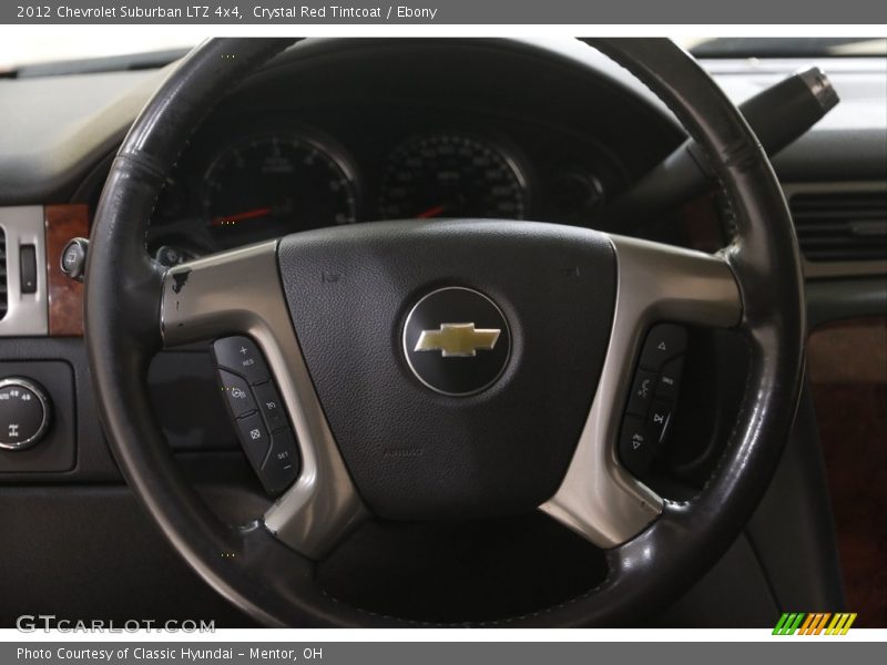 Crystal Red Tintcoat / Ebony 2012 Chevrolet Suburban LTZ 4x4