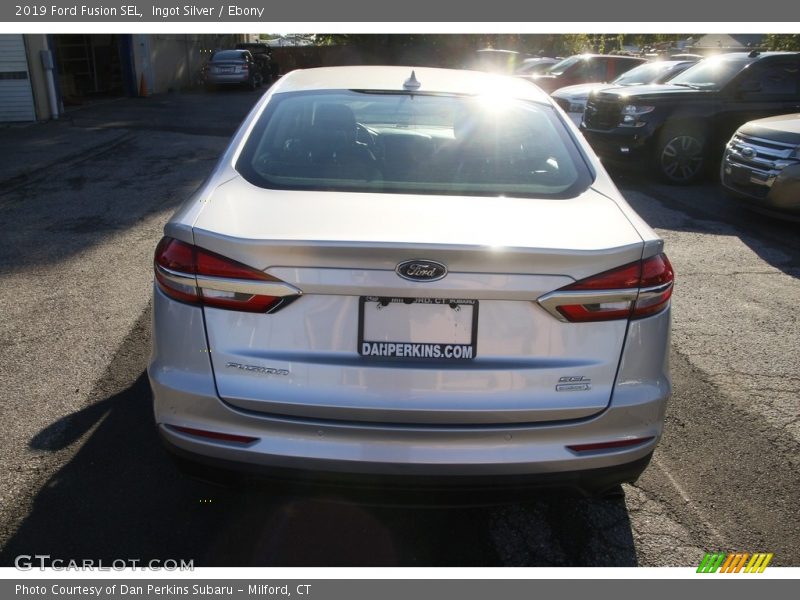 Ingot Silver / Ebony 2019 Ford Fusion SEL