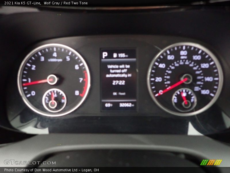 Wolf Gray / Red Two Tone 2021 Kia K5 GT-Line