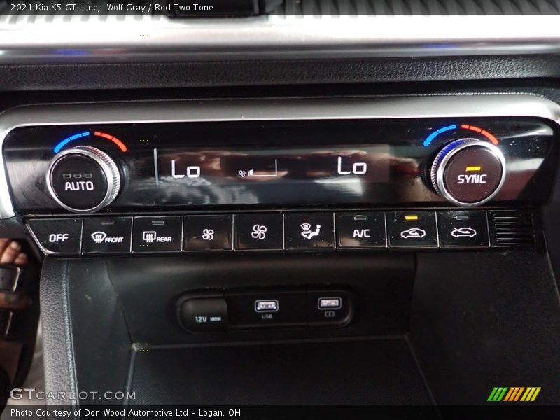 Wolf Gray / Red Two Tone 2021 Kia K5 GT-Line