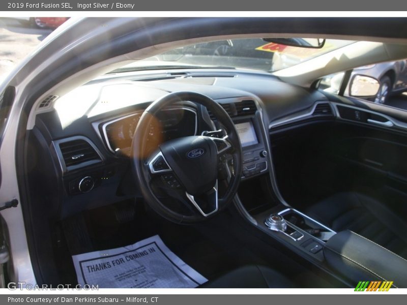 Ingot Silver / Ebony 2019 Ford Fusion SEL