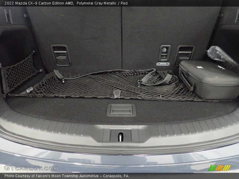 Polymetal Gray Metallic / Red 2022 Mazda CX-9 Carbon Edition AWD