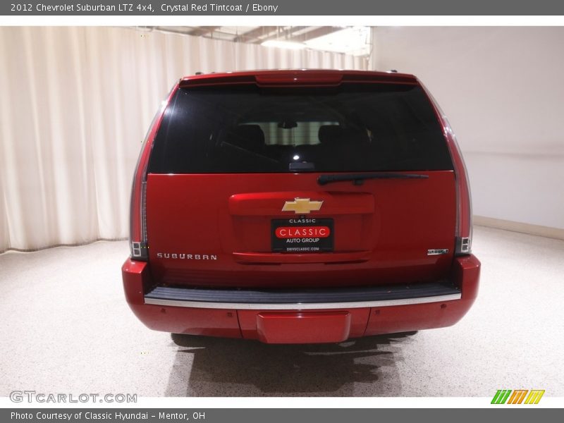 Crystal Red Tintcoat / Ebony 2012 Chevrolet Suburban LTZ 4x4