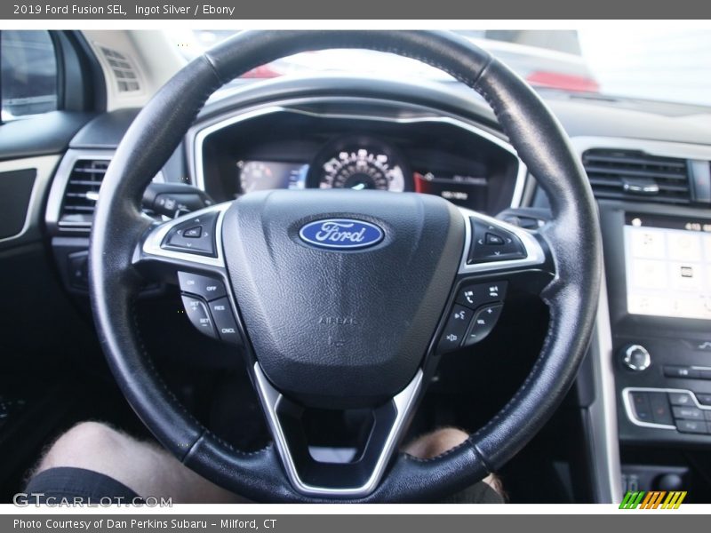 Ingot Silver / Ebony 2019 Ford Fusion SEL