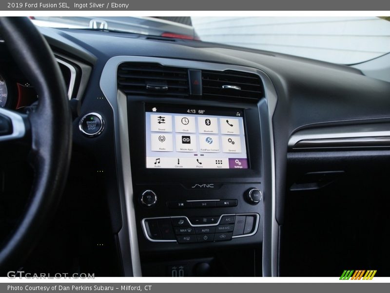 Ingot Silver / Ebony 2019 Ford Fusion SEL
