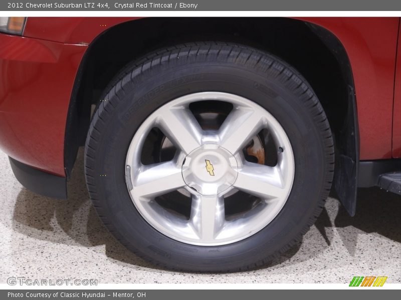 Crystal Red Tintcoat / Ebony 2012 Chevrolet Suburban LTZ 4x4