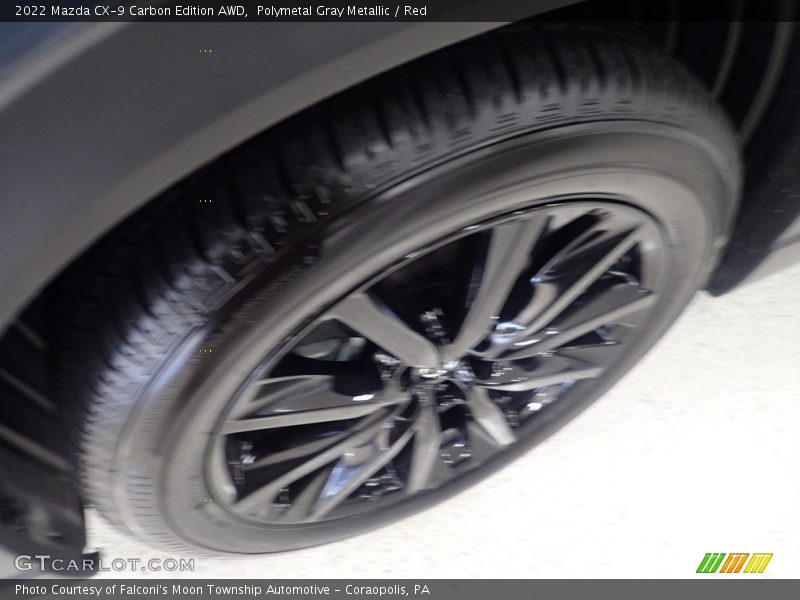 Polymetal Gray Metallic / Red 2022 Mazda CX-9 Carbon Edition AWD