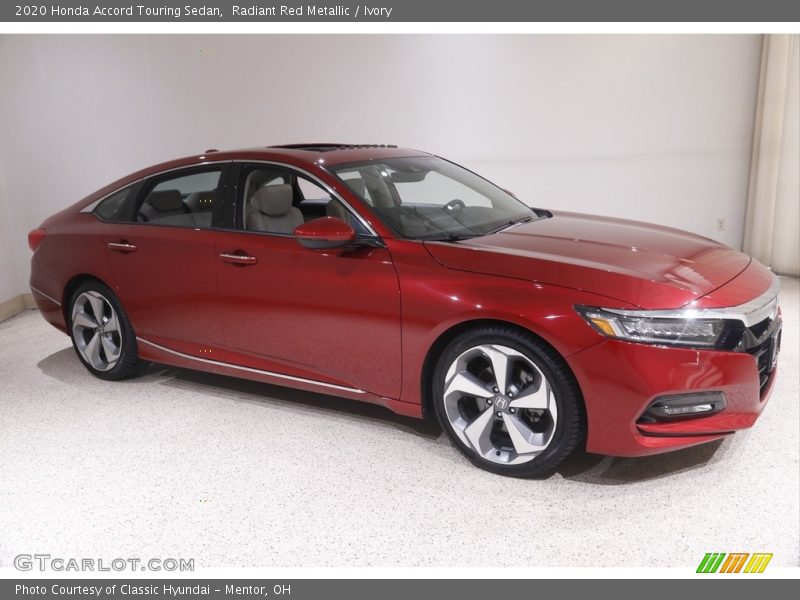 Radiant Red Metallic / Ivory 2020 Honda Accord Touring Sedan
