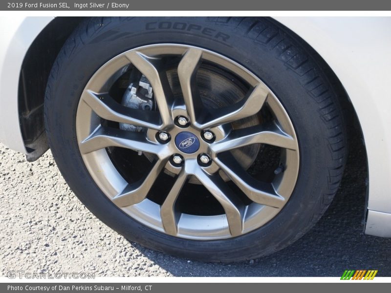 Ingot Silver / Ebony 2019 Ford Fusion SEL