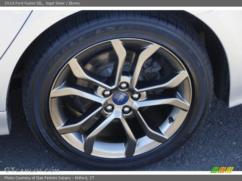 Ingot Silver / Ebony 2019 Ford Fusion SEL