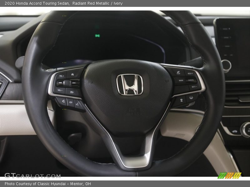 Radiant Red Metallic / Ivory 2020 Honda Accord Touring Sedan