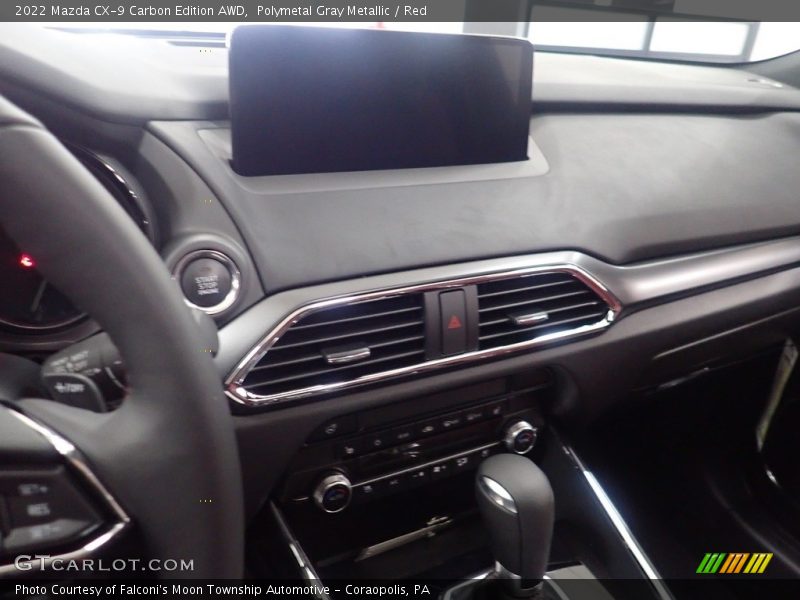 Polymetal Gray Metallic / Red 2022 Mazda CX-9 Carbon Edition AWD