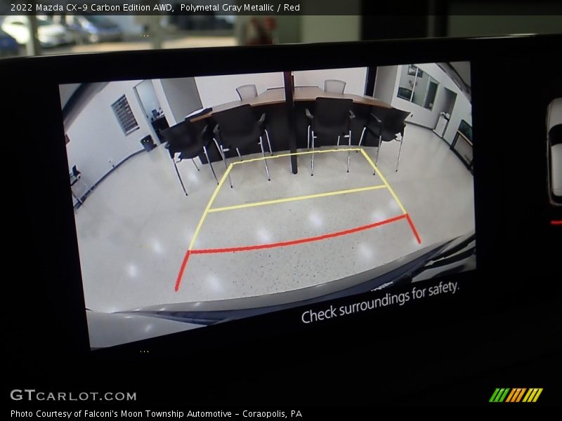 Polymetal Gray Metallic / Red 2022 Mazda CX-9 Carbon Edition AWD