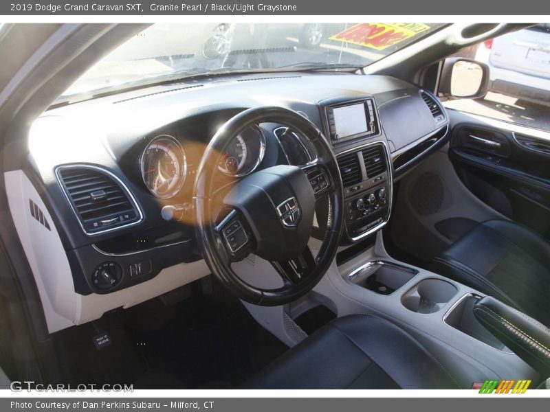 Granite Pearl / Black/Light Graystone 2019 Dodge Grand Caravan SXT