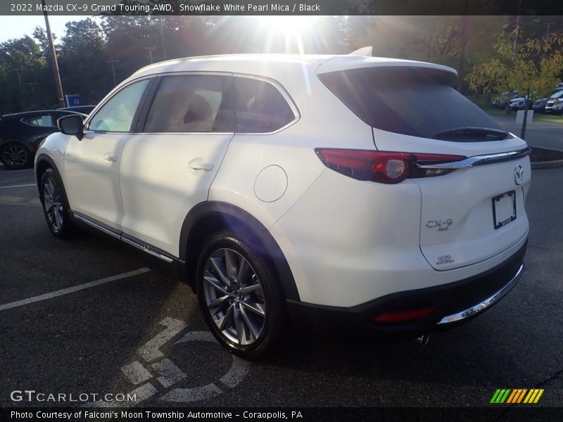 Snowflake White Pearl Mica / Black 2022 Mazda CX-9 Grand Touring AWD