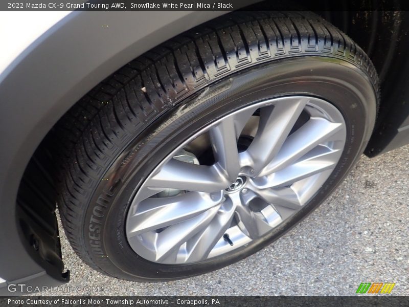 Snowflake White Pearl Mica / Black 2022 Mazda CX-9 Grand Touring AWD