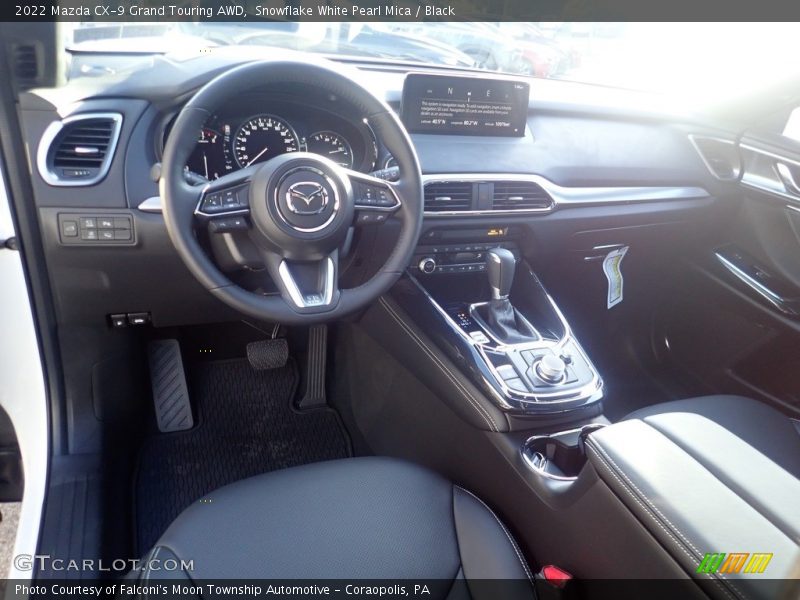 Snowflake White Pearl Mica / Black 2022 Mazda CX-9 Grand Touring AWD