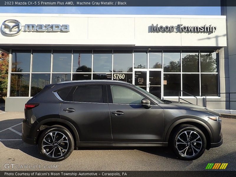 Machine Gray Metallic / Black 2023 Mazda CX-5 S Premium Plus AWD