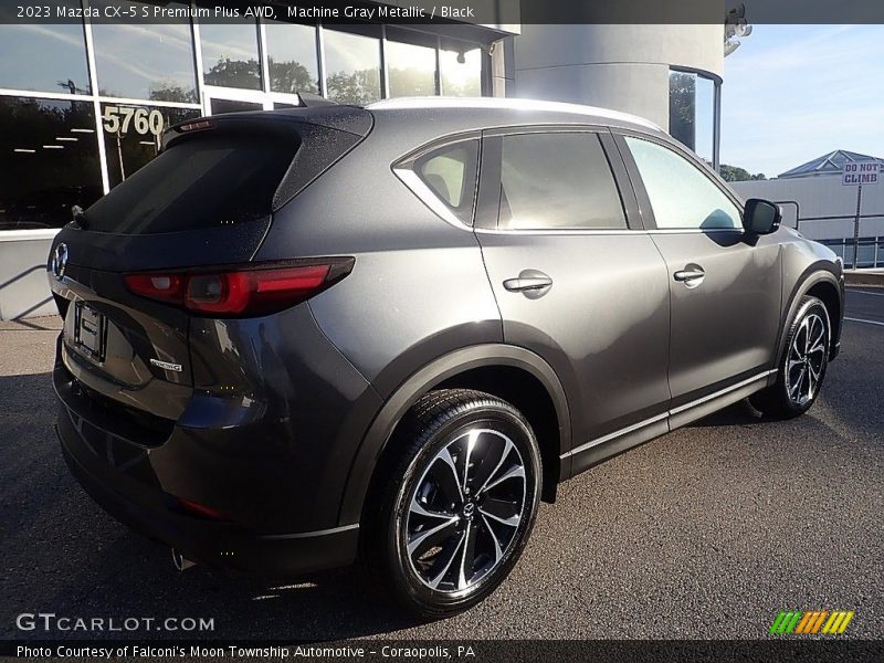 Machine Gray Metallic / Black 2023 Mazda CX-5 S Premium Plus AWD