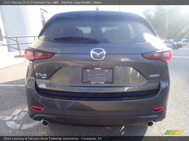 Machine Gray Metallic / Black 2023 Mazda CX-5 S Premium Plus AWD