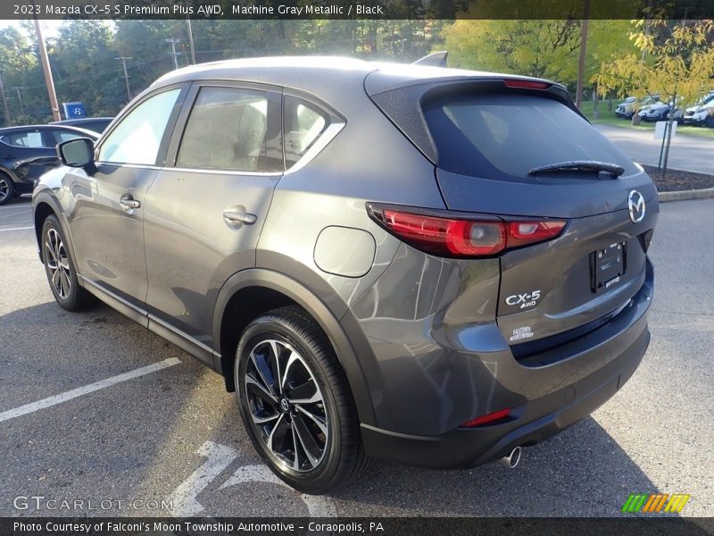 Machine Gray Metallic / Black 2023 Mazda CX-5 S Premium Plus AWD