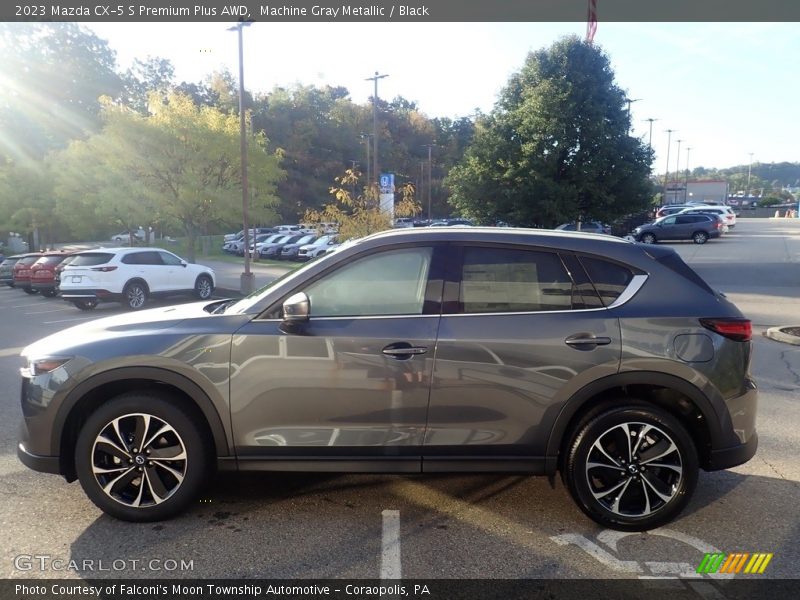 Machine Gray Metallic / Black 2023 Mazda CX-5 S Premium Plus AWD
