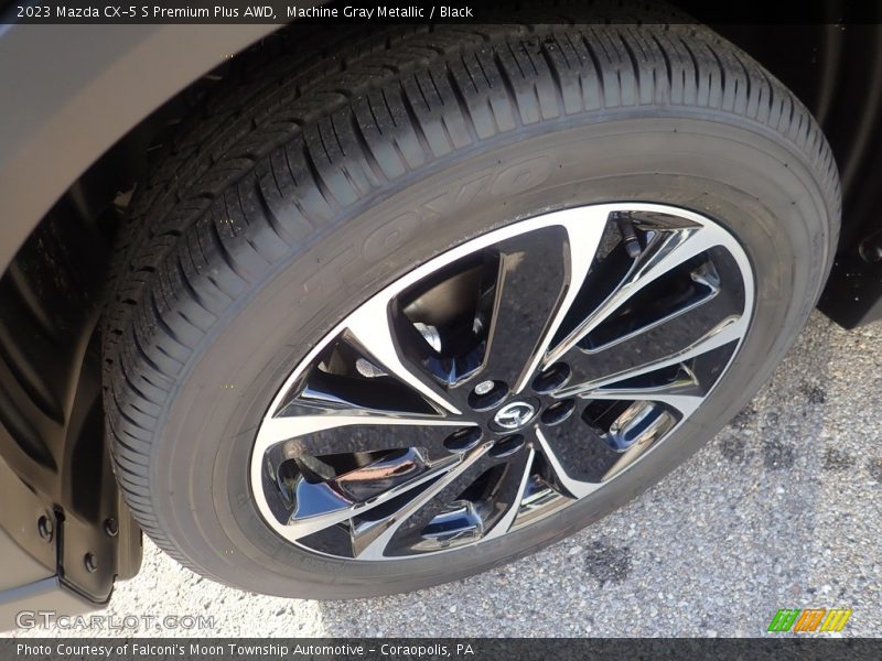 Machine Gray Metallic / Black 2023 Mazda CX-5 S Premium Plus AWD