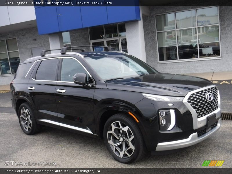 Front 3/4 View of 2021 Palisade Calligraphy AWD
