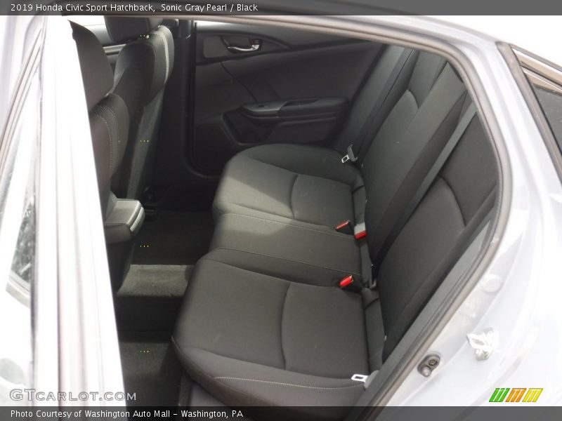 Sonic Gray Pearl / Black 2019 Honda Civic Sport Hatchback