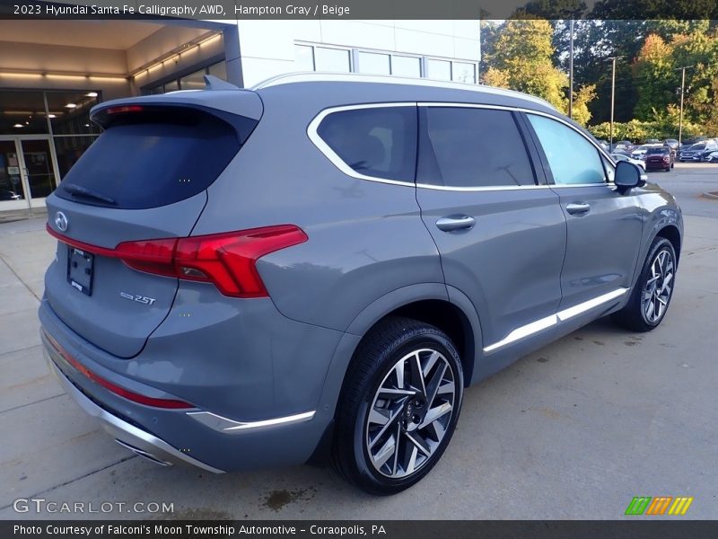 Hampton Gray / Beige 2023 Hyundai Santa Fe Calligraphy AWD