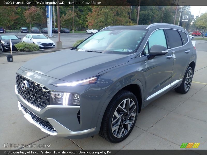 Front 3/4 View of 2023 Santa Fe Calligraphy AWD