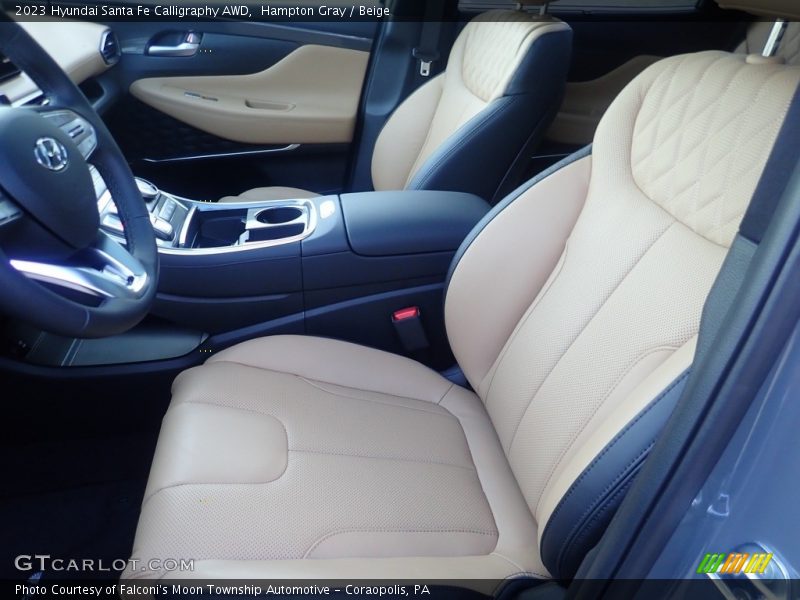 Front Seat of 2023 Santa Fe Calligraphy AWD
