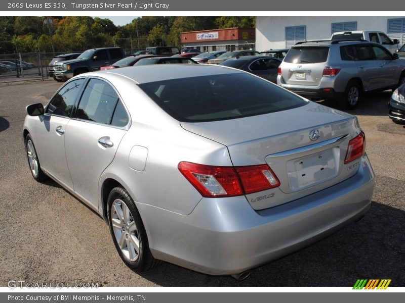 Tungsten Silver Pearl / Light Gray 2009 Lexus ES 350