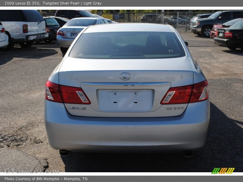 Tungsten Silver Pearl / Light Gray 2009 Lexus ES 350